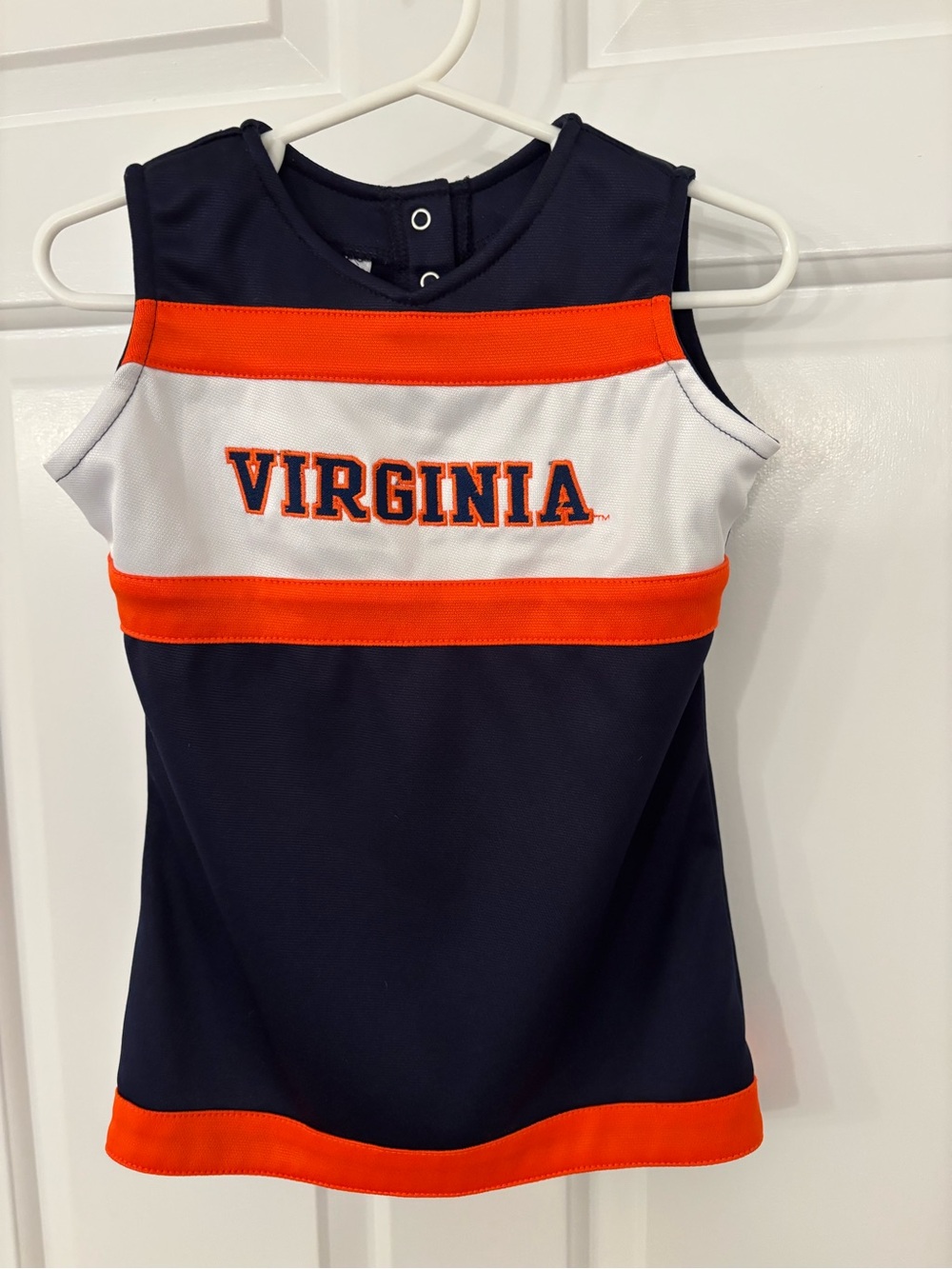 Russell Athletic Navy, Orange & White Toddler University of Virginia Cheer Dress